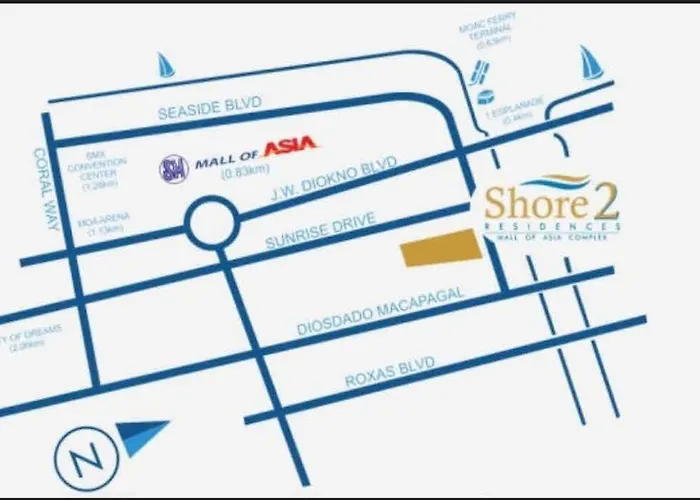 Posh 1 Bedroom Unit+ Netflix*wifi @ Shore 2 *